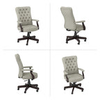 Chaise de bureau à dossier haut Arden Lane avec accoudoirs par